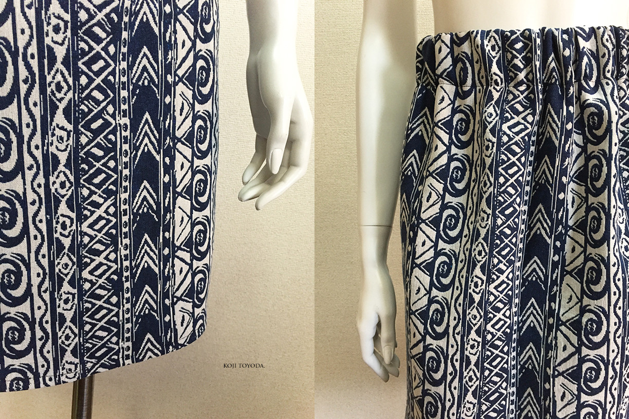 【1点もの・デザイン画付き】ゴブラン織りスカート（KOJI TOYODA）