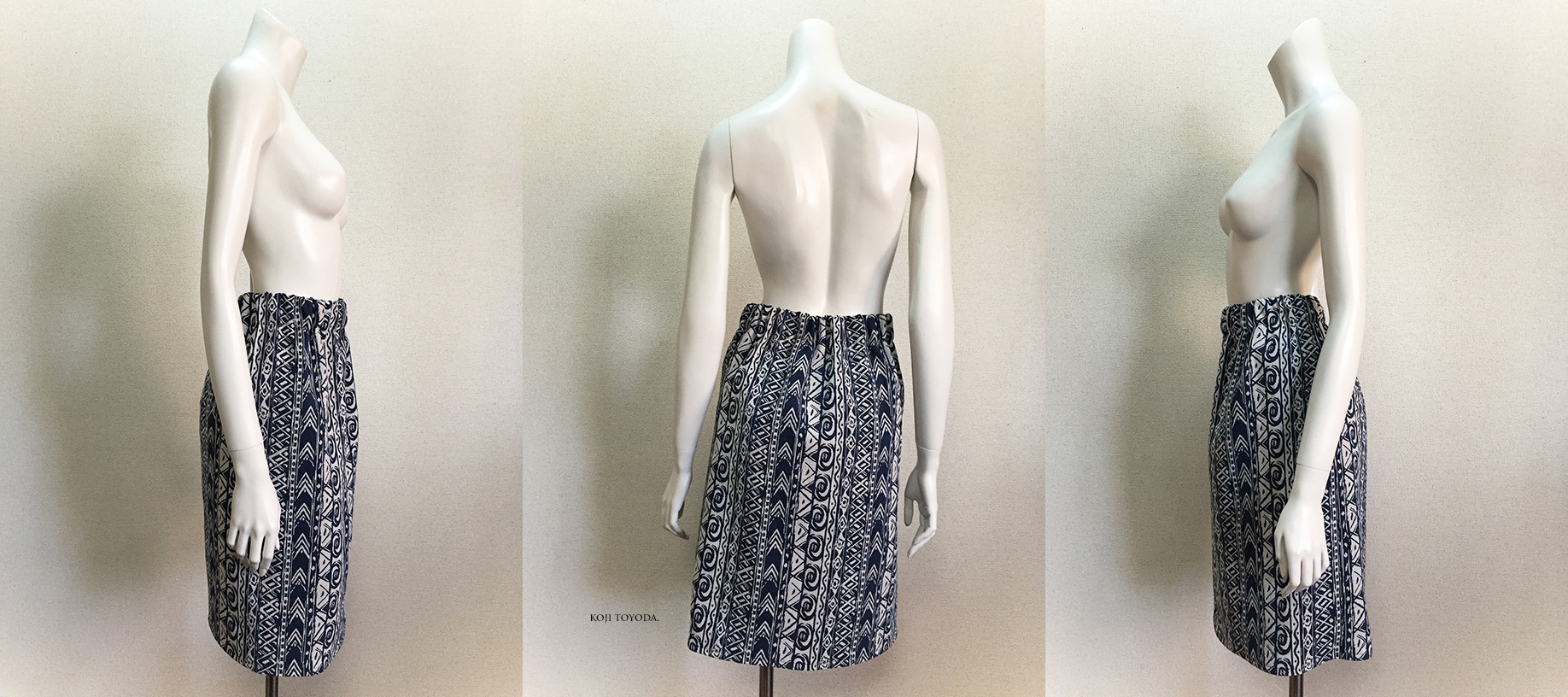 【1点もの・デザイン画付き】ゴブラン織りスカート（KOJI TOYODA）