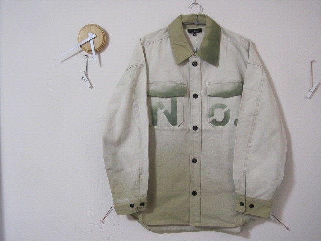 1点　カバーオール【No.】【0１】ブリーチ・染め　ワークジャケ／ミリタリー