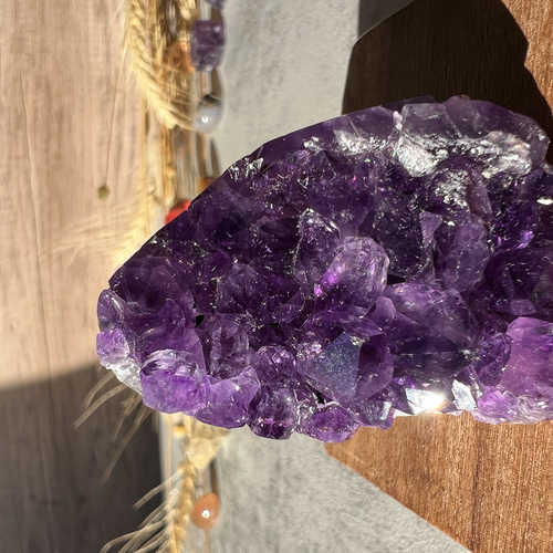 アメジスト 原石 天然石 紫水晶 ☆T2☆ その他インテリア雑貨 Shin