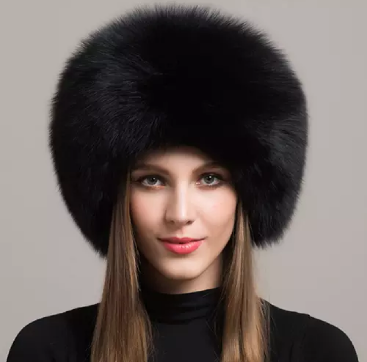 Himi】ORIENT MILLINERYフォックスエコファーロシアン帽 Himi