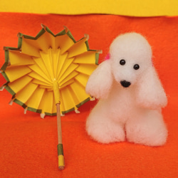 トイプードル ラムクリップ 羊毛フェルト てれ 通販 15076975｜Creema