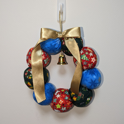 鈴のリース （No138 リンリンベル♪♪とキラキラリボン  