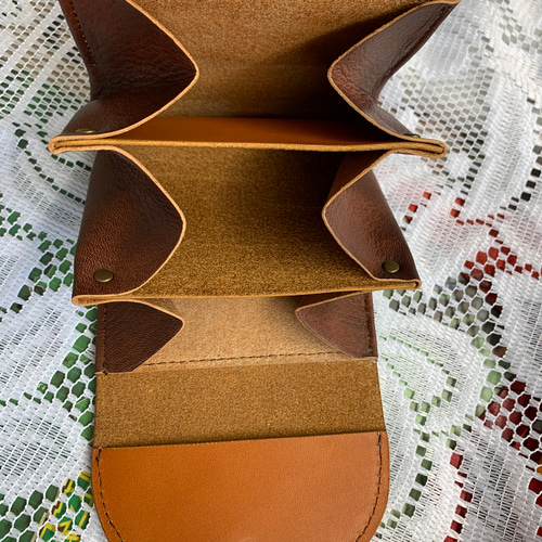 牛革財布 エメラルドグリーン ワイン キャメル その他ミニ財布