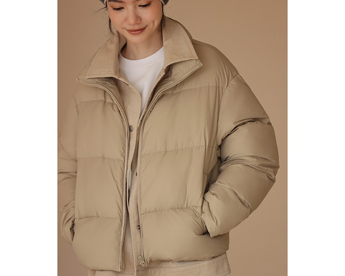 Didot showroom ワークジャケットダウン　ベージュ　コーデュロイ Didot.showroom（ディドット ショールーム）の「ワーク