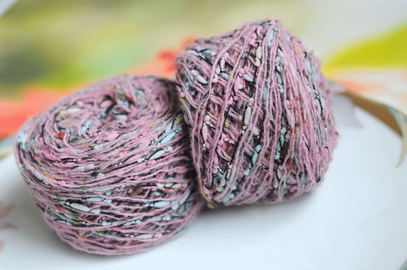 引きそろえ糸 ストレッチカラーネップ 毛糸 染めいと 通販 15077285