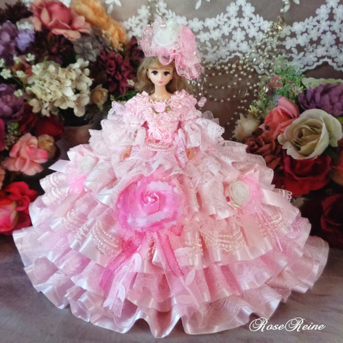 SOLDベルサイユの薔薇 ピンクの魔法 リズミカル11段フリルの豪華