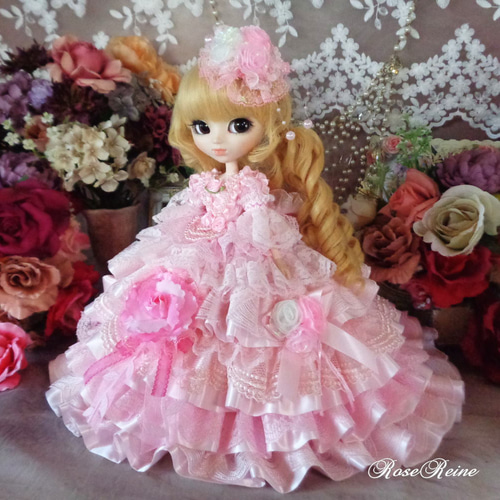 SOLDベルサイユの薔薇 ピンクの魔法 リズミカル11段フリルの豪華