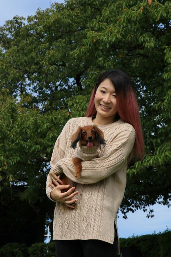 アラン柄クルーネックセーター 12枚目の画像