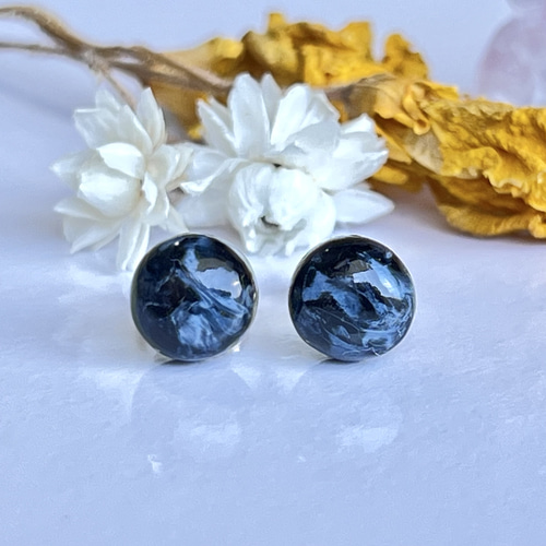 再販】 ブルーピーターサイト 1粒ピアス 14kgf ピアス（スタッド・一