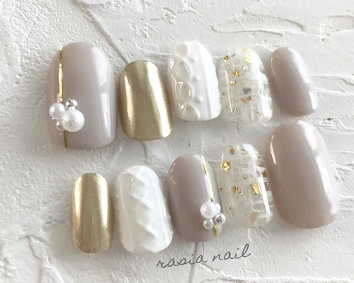 ニットネイル ネイルチップ（つけ爪） rasia nail 通販 15078519