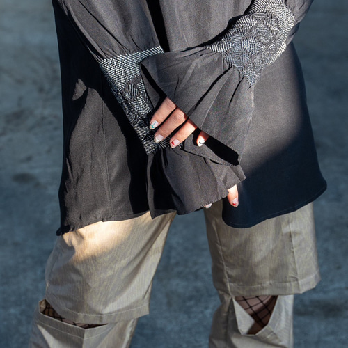 シルク100% 着物ブラウス 