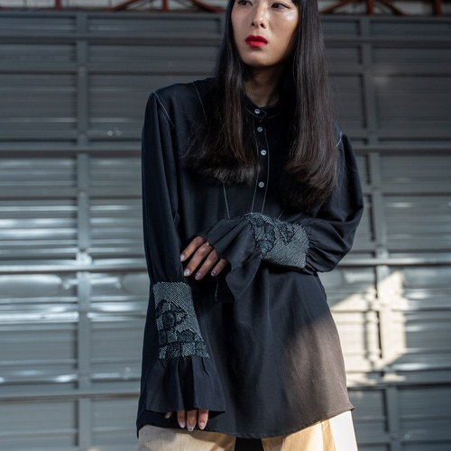 シルク100% 着物ブラウス 