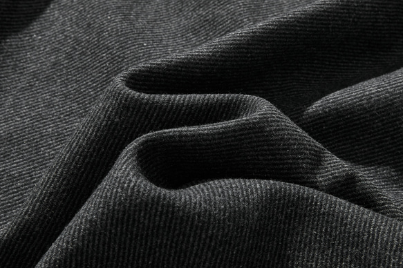 着回し無限大　大人ウールコート　フード付きコート　ダークグレー 221203-1 10枚目の画像