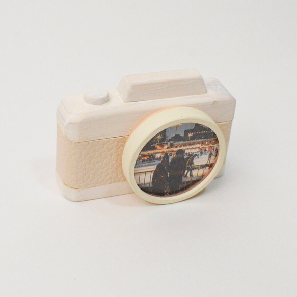 2023年の福袋♪小さなカメラ型フォトフレーム　２個セット 3枚目の画像