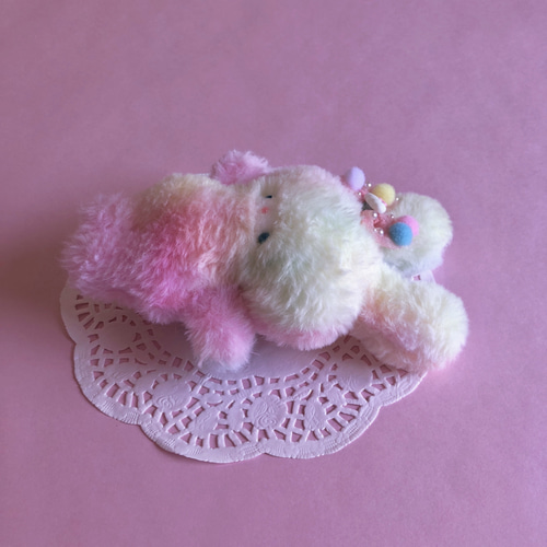 ラムネ色の瞳☆ゆめかわちゃん♡フワフワうさぎ♡手のひらサイズ ラムネ色の瞳☆ゆめかわちゃん♡フワフワうさぎ♡手のひらサイズ