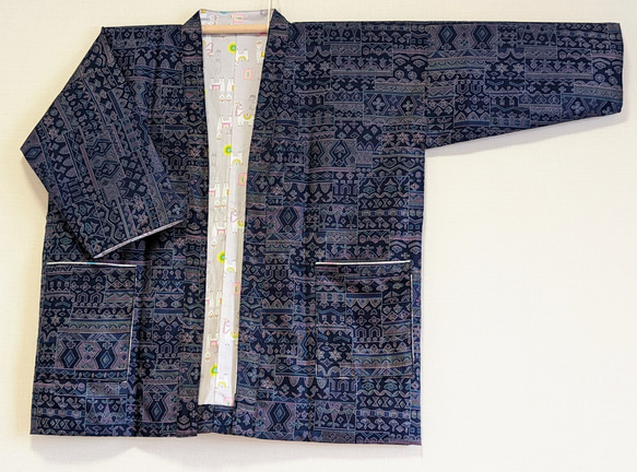 晴れの日の綿入れはんてん 着物リフォーム オシドリ 晴れの日の綿入れはんてん 着物リフォーム オシドリ