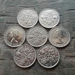 エリザベス女王の英国の幸せのシックスペンス 500枚セット イギリス から 楽天市場】【美品】 1966年 エリザベス2世 白銅貨 イギリス ハッピー