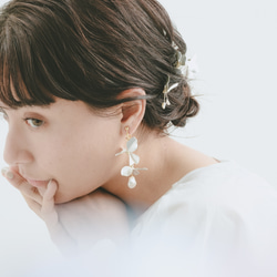 ピアスイヤリング　ハンドメイド　夏　入園式　結婚式　お呼ばれ　ティファニーブルー ピアスイヤリング ハンドメイド 夏 入園式 結婚式 お呼ばれ
