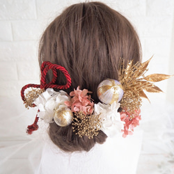 【全国送料無料】♡ゴールドヘッドドレス＊ウエディング＊前撮り＊和婚＊ヘアアクセサリー＊ 6枚目の画像