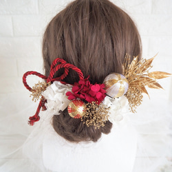 【全国送料無料】♡ゴールドヘッドドレス＊ウエディング＊前撮り＊和婚＊ヘアアクセサリー＊ 6枚目の画像