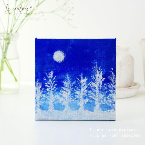 Moonlight 月の絵画　キャンバス　原画 Moonlight 月の絵画 キャンバス 原画 Moonlight 月の絵画