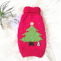XS❤️217犬✫猫用手編みセーター クリスマス ペット服・アクセサリー