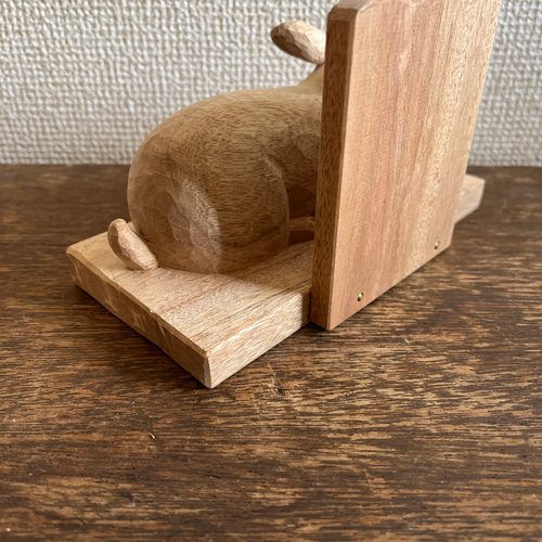 芸術品　骨董品　木彫り彫刻　和田金剛　干支置物　うさぎ　兎　卯 木彫 一刀彫 兎 置物 泉鶴寿斎 うさぎ 卯年 干支飾り オブジェ