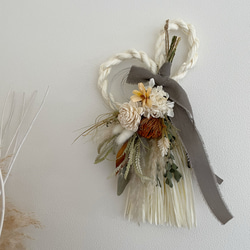 ♪送料込み♪しめ縄飾り♪2way no.10 しめ縄・しめ飾り apricot 通販