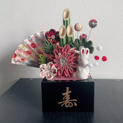 つまみ細工 お正月飾り☆ミニ門松 その他置物 ちゅらさん☆ 通販