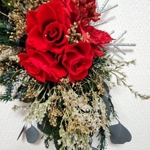 更にChristmasセール5000円→2000円 クリスマススワッグ プリザーブド  