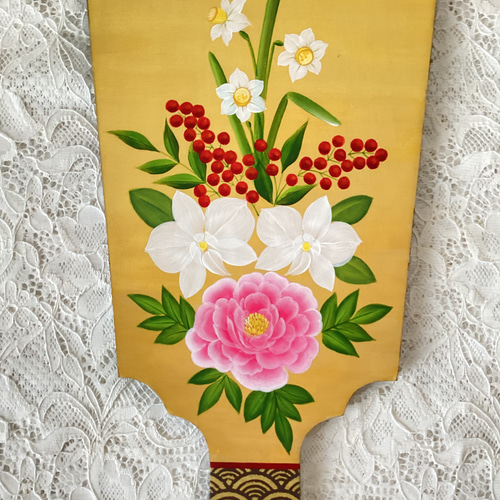 トールペイント・作品・桜・額付き - メルカリ