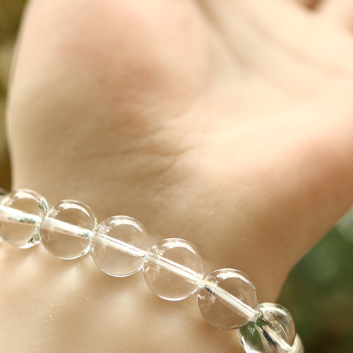 ☆ビリジアングリーンの透明感が美しい/翡翠ブレスレット/天然石