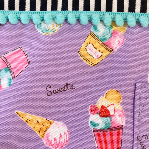 【新品】familiar レッスンバッグ アイスクリーム女の子 新品】familiar レッスンバッグ アイスクリーム女の子