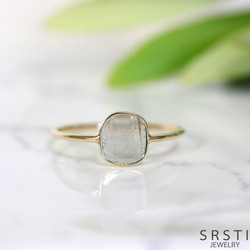 ☆1点物☆ ダイヤモンドポルキK14ゴールドリングB 指輪・リング SRSTI