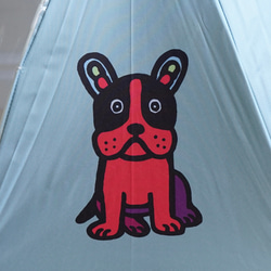 【Tapirok】兒童雨傘（晴天雨天都適用）法國鬥牛犬防紫外線99.9%防紫外線遮陽傘雨傘 第6張的照片