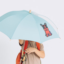 【未使用】LADUREE　ラデュレ　長傘　雨傘 ドット フレンチブルドッグ LADUREE - LADUREE ラデュレ 傘の通販 by みくち｜ラデュレなら