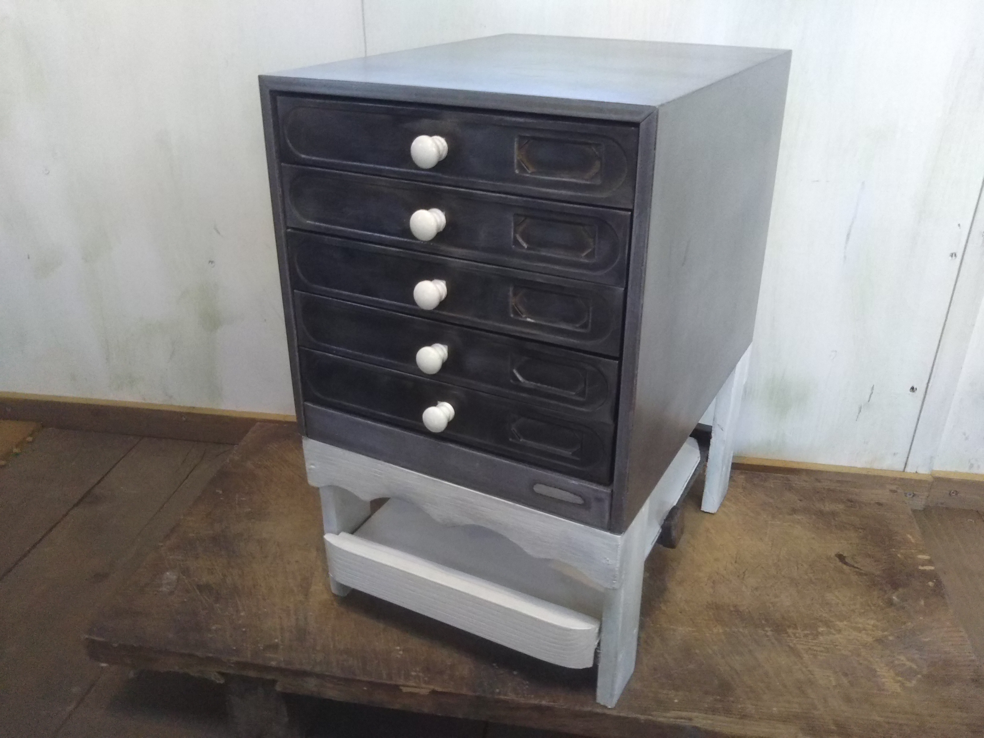 ブリキ張りの小引き出し　抽斗 道具入れ 書類棚 インダストリアル 古道具 楽天市場】ブリキマルチレターケーススチール製小物入れ