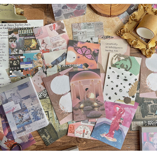 ミニコラージュペーパー・クマさん柄・50枚入 その他素材 makita