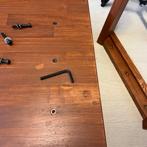 送料無料】 ローテーブル ロ形 60cm 45cm パイン チーク 木製脚 組立式  