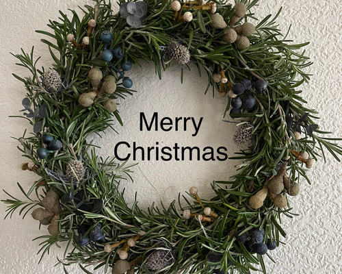 ローズマリーのリース➀ リース bluemoon 通販 15082694｜Creema(クリーマ)