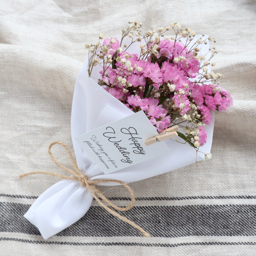 特集掲載】カラフル♡スターチスとかすみ草の小さなドライフラワー