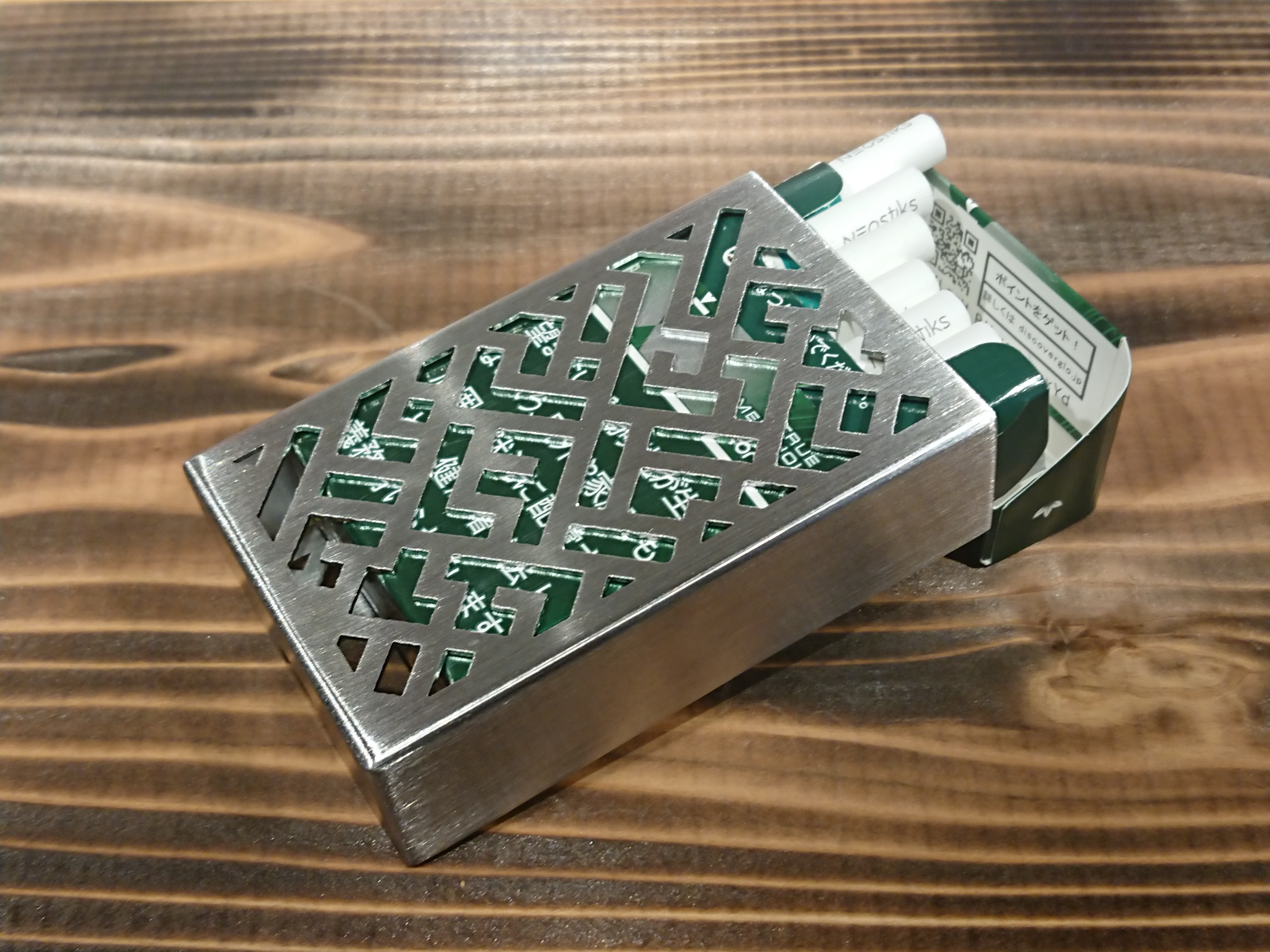 glo hyper(FLタイプ)neo カートリッチケース ステンレス