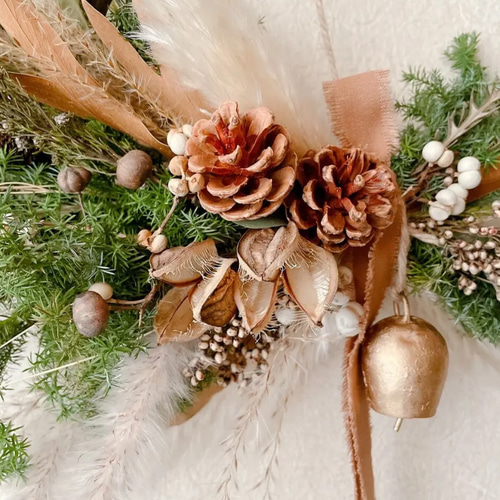 クリスマス(*^^*)縦長スワッグ　フレッシュ　swag クリスマス(*^^*)縦長スワッグ フレッシュ Christmas swag 2021