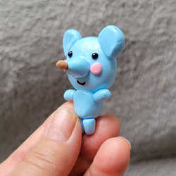 ネズミちゃんマグネット(樹脂粘土) 4枚目の画像