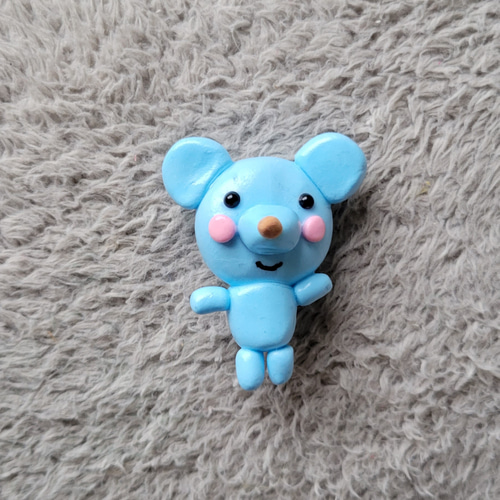 ネズミちゃんマグネット(樹脂粘土) マグネット kazuchan 通販