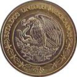 コインカットペンダント メキシコ10ペソ 6枚目の画像