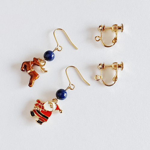 K18 ピアス　トナカイ　クリスマス　色石 K18 ピアス トナカイ クリスマス 色石 K18 ピアス トナカイ クリスマス