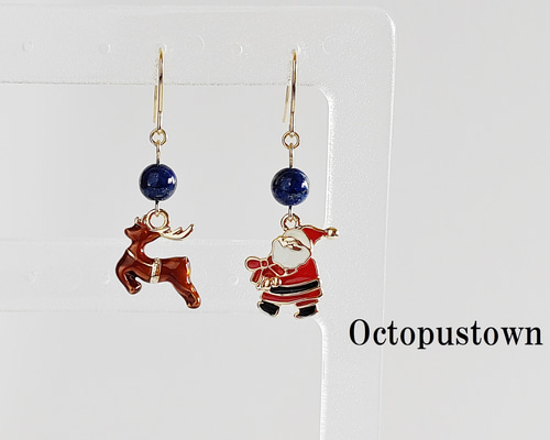 ☆*:Xmas:*☆ 聖なる石 ラピスラズリとサンタクロースとトナカイの