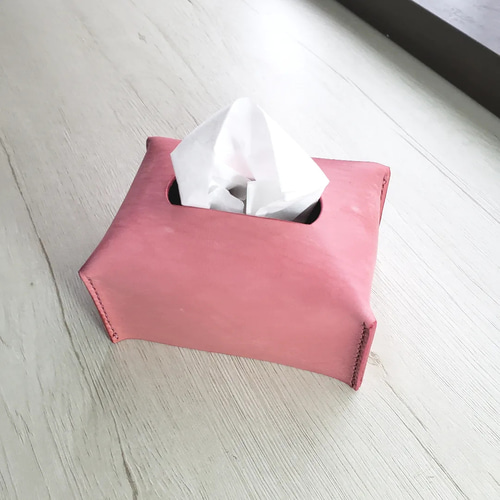 受注製作】《手縫い》卓上ポケットティッシュカバー マヤベリー 名入れ